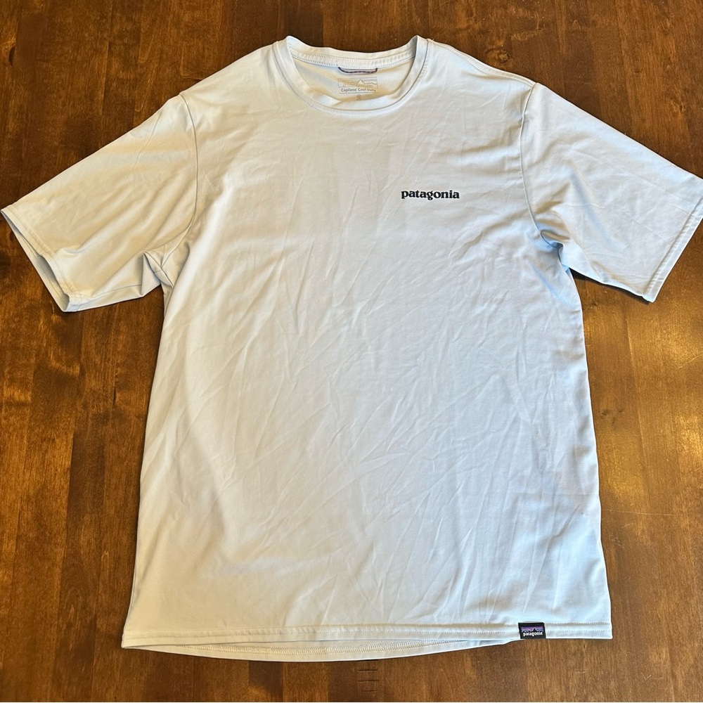 Patagonia‎ Womens Small Short Sleeve Running Shirt UPF Capilene Cool Daily